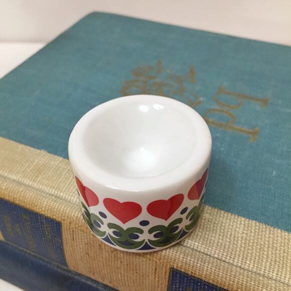 Tiny German MCM Candle Holder Hearts Funny Designs - Picture 4 of 5